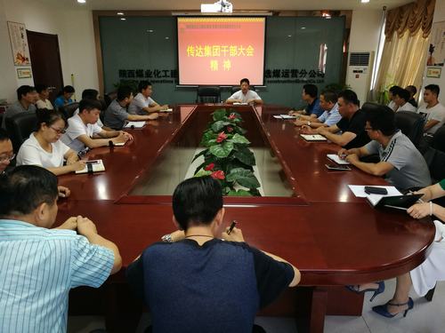 洗選煤運(yùn)營公司認(rèn)真?zhèn)鬟_(dá)集團(tuán)干部大會(huì)精神