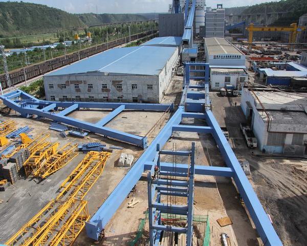 機(jī)電安裝公司孟村井架安裝現(xiàn)場掠影