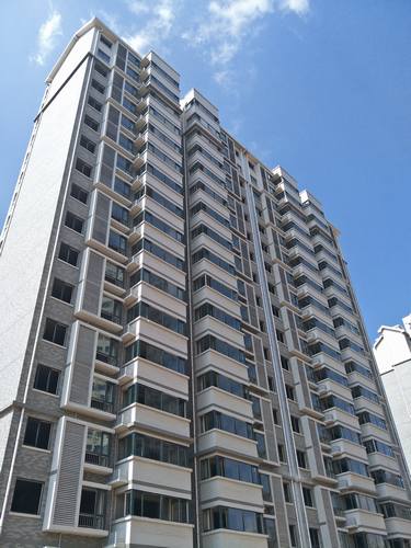 銅煤一號(hào)住宅小區(qū)牡丹園1#、2#、3#樓順利交工