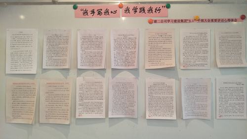 “我手寫(xiě)我心，我學(xué)踐我行”