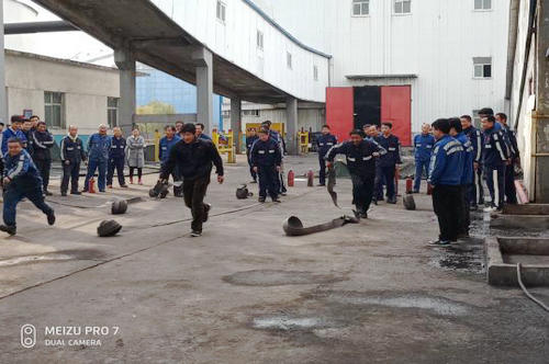 洗選煤運營公司紅柳林洗煤廠開展“安全消防演練大練兵”活動