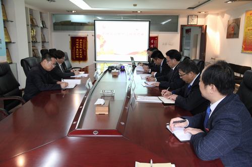 財(cái)務(wù)總監(jiān)贠公法一行督導(dǎo)礦建二公司黨總支中心組學(xué)習(xí)