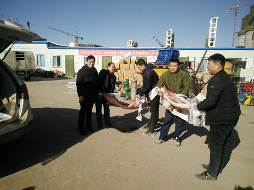 心系一線送溫暖 五會(huì)精神鼓干勁