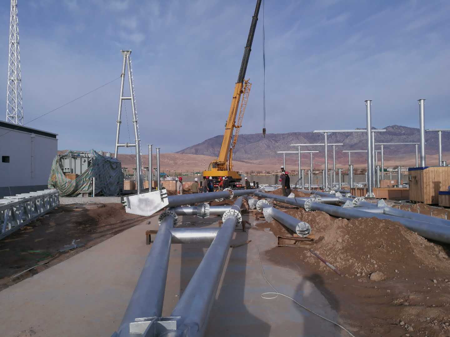 中亞公司：春節(jié)期間堅守一線趕工期