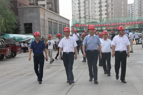 陜煤建設銅煤公司參加召開銅煤1#2#小區(qū)現場協調推進會