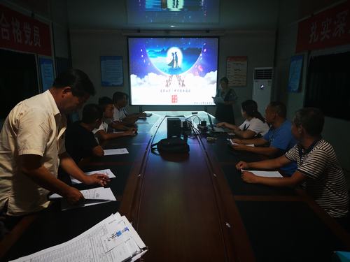 陜煤建設(shè)澄合分公司十五部別樣七夕，滿滿的幸福感