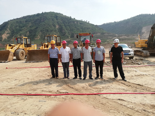 陜煤建設天工公司土建三部清澗北國棗業(yè)紅棗深加工項目破土動工