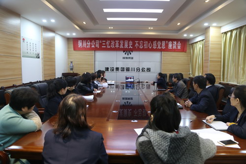 銅川分公司召開“三憶改革發(fā)展史，不忘初心感黨恩” 座談會(huì)
