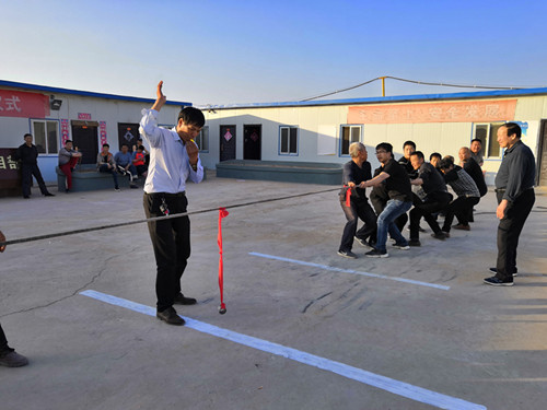 陜煤建設(shè)礦建三公司曹家灘項(xiàng)目部開(kāi)展慶“五一”迎“五四”文體活動(dòng)