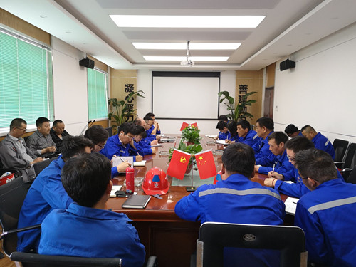 陜煤建設(shè)天工公司十五項目部掀起“大干一百天 攻堅保目標(biāo)”新高潮