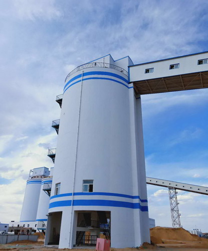 陜煤建設銅川公司第六項目部曹家灘選煤廠矸石倉工程順利通過預驗收