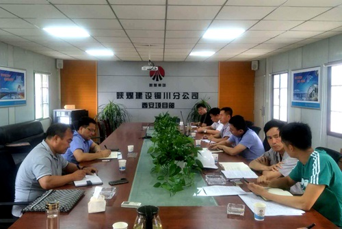 王明智協(xié)調指導大秦置業(yè)公司西安片區(qū)項目開發(fā)建設工作