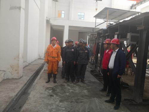 陜煤建設礦建二公司冶坪項目部開展雨季“三防”聯(lián)合應急演練