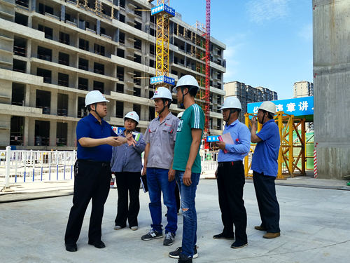 王寧深入藍山水岸項目調研工作