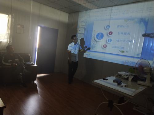 陜煤建設(shè)洗選煤運營公司礦山支護材料加工廠:“提質(zhì)”小課堂開課了