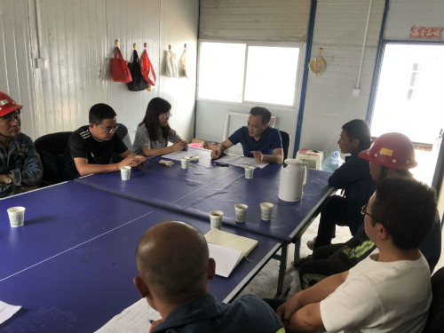 陜煤建設(shè)機(jī)電安裝公司一線慰問(wèn)調(diào)研鼓干勁