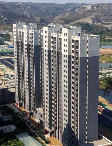 陜煤建設澄合分公司承建的神南華府19#、20#、21#、22#樓順利通過竣工移交驗收