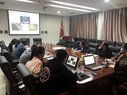 陜煤建設(shè)公司召開藍(lán)山水岸項目景觀綠化設(shè)計方案匯報會