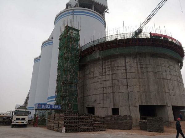 天工公司榆林曹家灘礦井原煤倉擴(kuò)建工程滑模施工正式啟動