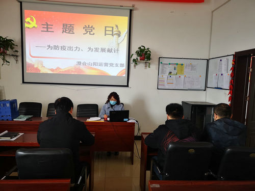 陜煤建設(shè)洗選煤運營公司澄合山陽黨支部開展“為防疫出力、為發(fā)展獻計”主題黨日活動