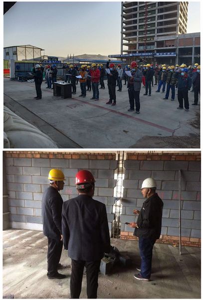 天工公司承建的神木杏花園辦公、公寓樓工程安全先行保質(zhì)量