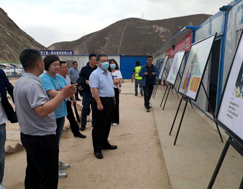 寧興剛一行赴甘肅蘭州考察項目