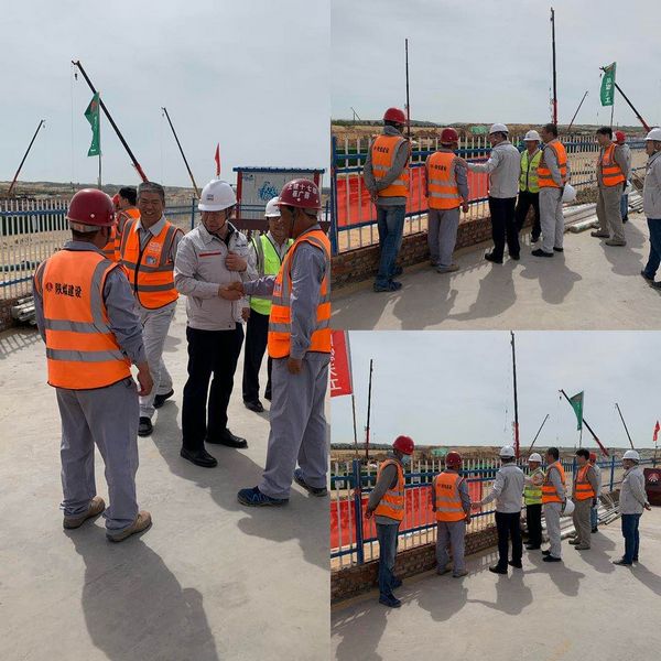 西北電力設計院有限公司董事長、黨委書記胡明深入陜煤建設天工公司施工現(xiàn)場慰問指導工作