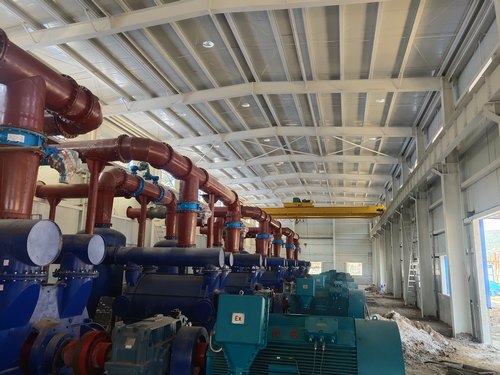 加速！陜煤建設(shè)路橋分公司大佛寺煤礦木盤川風(fēng)井瓦斯抽采泵站工程進(jìn)入沖刺階段