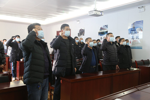 陜煤建設機電安裝公司組織開展安全警示教育活動