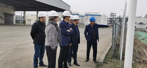 趙敬凱深入山東宏信化工股份有限公司老廠區(qū)搬遷改造項目檢查指導(dǎo)工作