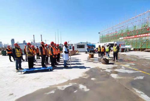 陜煤建設(shè)銅煤公司第十六項目部組織開展綜合應(yīng)急救援演練專項活動