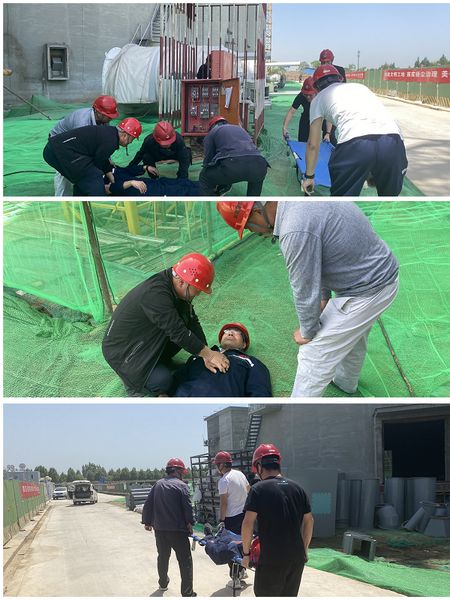 陜煤建設(shè)中儲(chǔ)糧項(xiàng)目部“觸電演練+日常管理=平安建設(shè)”