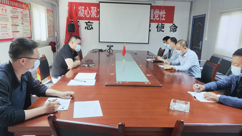 陜煤建設(shè)機(jī)電安裝公司陜北黨支部開(kāi)展“紅色誦讀”主題黨日活動(dòng)