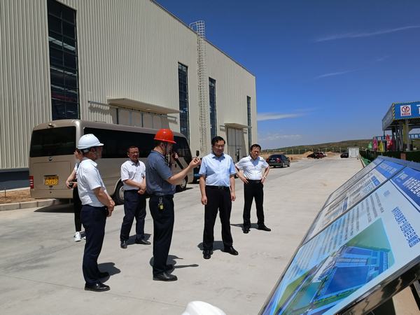 陜西省發(fā)展和改革委員會領(lǐng)導蒞臨杭蕭綠色鋼結(jié)構(gòu)產(chǎn)業(yè)制造基地項目調(diào)研指導工作