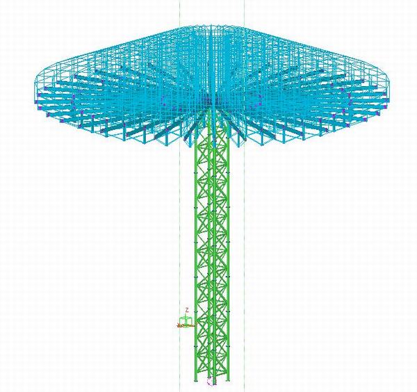 陜煤建設銅煤公司施工的四川中儲糧超規(guī)模危險性較大工程淺圓倉鋼桁架高支撐體系施工順利實施