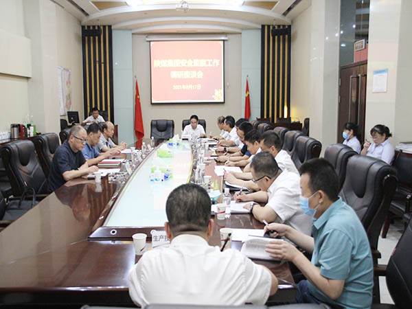 陜煤集團(tuán)安全監(jiān)察部蒞臨建設(shè)集團(tuán)開(kāi)展安全工作調(diào)研