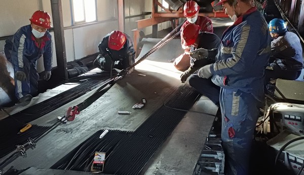 陜煤建設(shè)洗選煤運(yùn)營(yíng)公司紅柳林洗煤廠項(xiàng)目部：開年節(jié)日不停工，齊心檢修保運(yùn)行