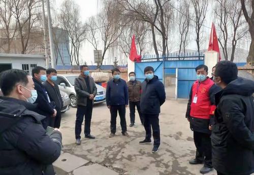 彬州市委常委、統(tǒng)戰(zhàn)部部長郭嘉楠一行蒞臨陜煤建設(shè)路橋分公司彬長項(xiàng)目部檢查指導(dǎo)疫情防控工作