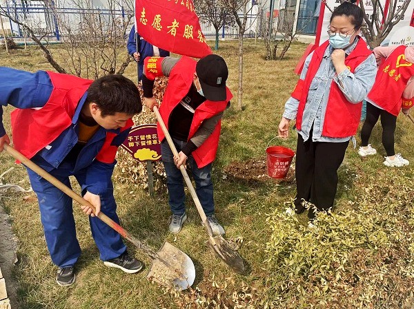 陜煤建設(shè)澄合分公司各基層單位開展“植樹護綠，美麗家園”義務(wù)植樹活動