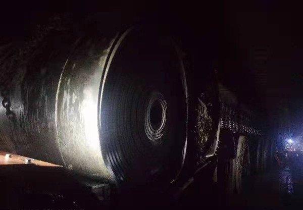 陜煤建設(shè)機電安裝公司小保當項目部完成井下皮帶拆除回撤工程