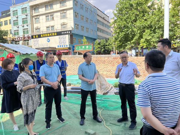 蒲城縣人大常委會副主任一行深入蒲城縣槐院里歷史文化街區(qū)項目進(jìn)行視察