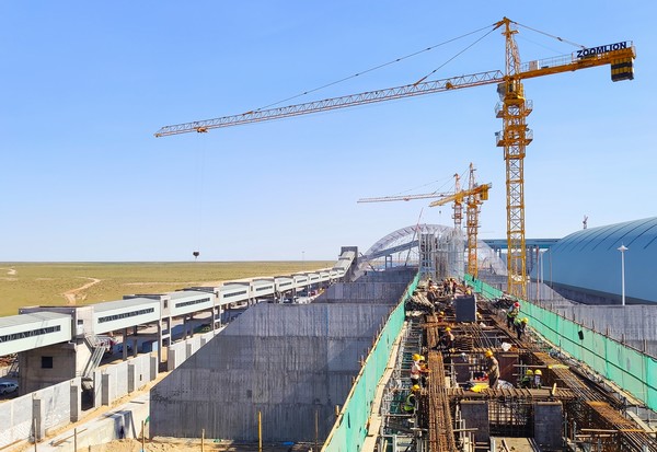 陜煤建設洗選煤運營公司第七項目部：中秋不停工，現(xiàn)場戰(zhàn)正酣