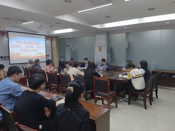陜煤建設(shè)各單位傳達(dá)落實建設(shè)集團穩(wěn)增長、防風(fēng)險、強作風(fēng)工作部署會議精神