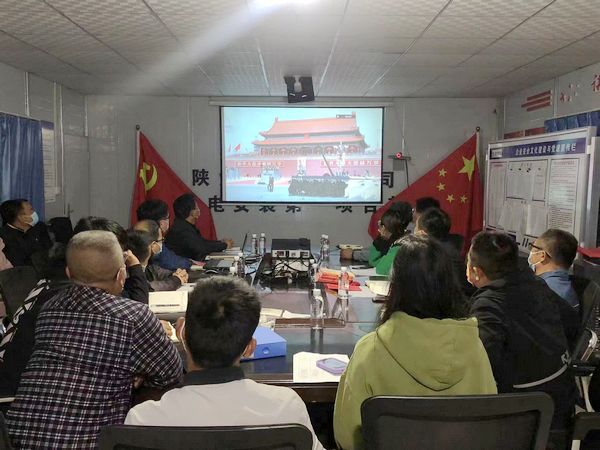 陜煤建設(shè)天工公司機(jī)電安裝第一黨支部開(kāi)展 “喜迎二十大盛會(huì)，嚴(yán)抓安全生產(chǎn)”主題黨日活動(dòng)