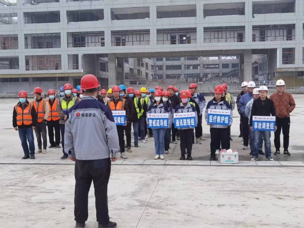 陜煤建設(shè)咸陽分公司各項目部抓消防安全，保高質(zhì)量發(fā)展