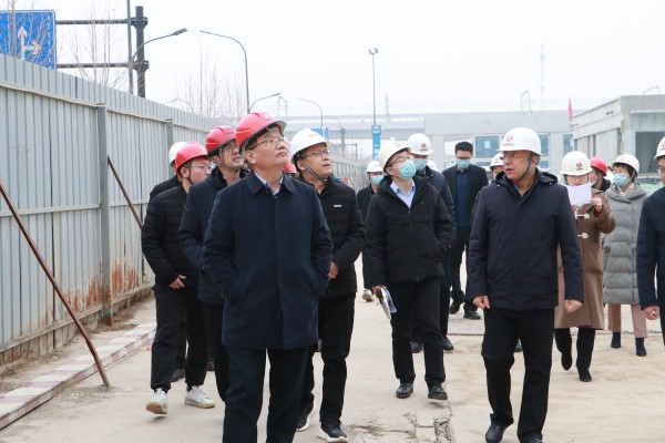 陜西省西咸新區(qū)灃西新城開發(fā)建設（集團）有限公司領導班子深入灃西新城第五學校項目調(diào)研指導工作