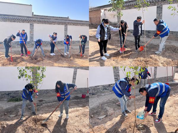 陜煤建設韓城分公司土建四項目部：栽種綠色希望，不負青春時光
