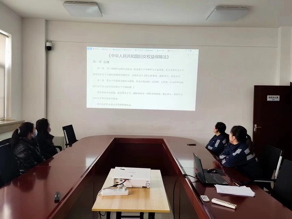 陜煤建設(shè)洗選煤運(yùn)營公司開展女職工維權(quán)月活動