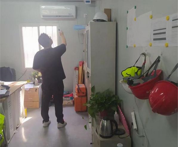 陜煤建設天工公司土建四部：辦公區(qū)裝上了格力新空調