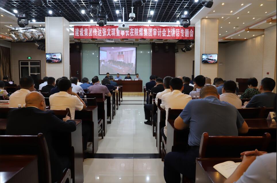 <strong>陜煤建設(shè)集團(tuán)召開傳達(dá)張文琪董事長(zhǎng)在陜煤集團(tuán)審計(jì)工作會(huì)議上講話精神專題會(huì)</strong>